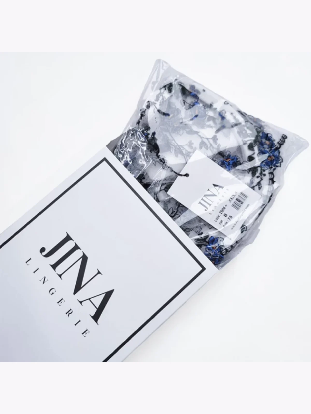ست شورت و سوتین توری ژینا Jina طرح گل لوکس، تصویر 3